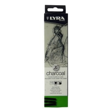 Lyra Kömür Çubuk İnce 3-4mm x 13cm 15li