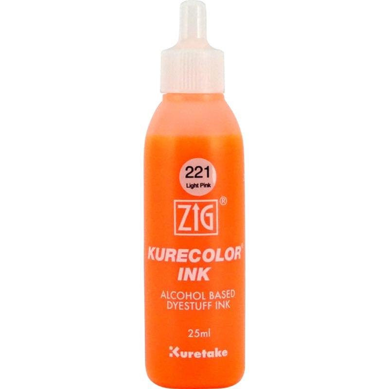Zig Kurecolor Ink Alkol Bazlı Mürekkep 25ml 222 (221) Light Pink