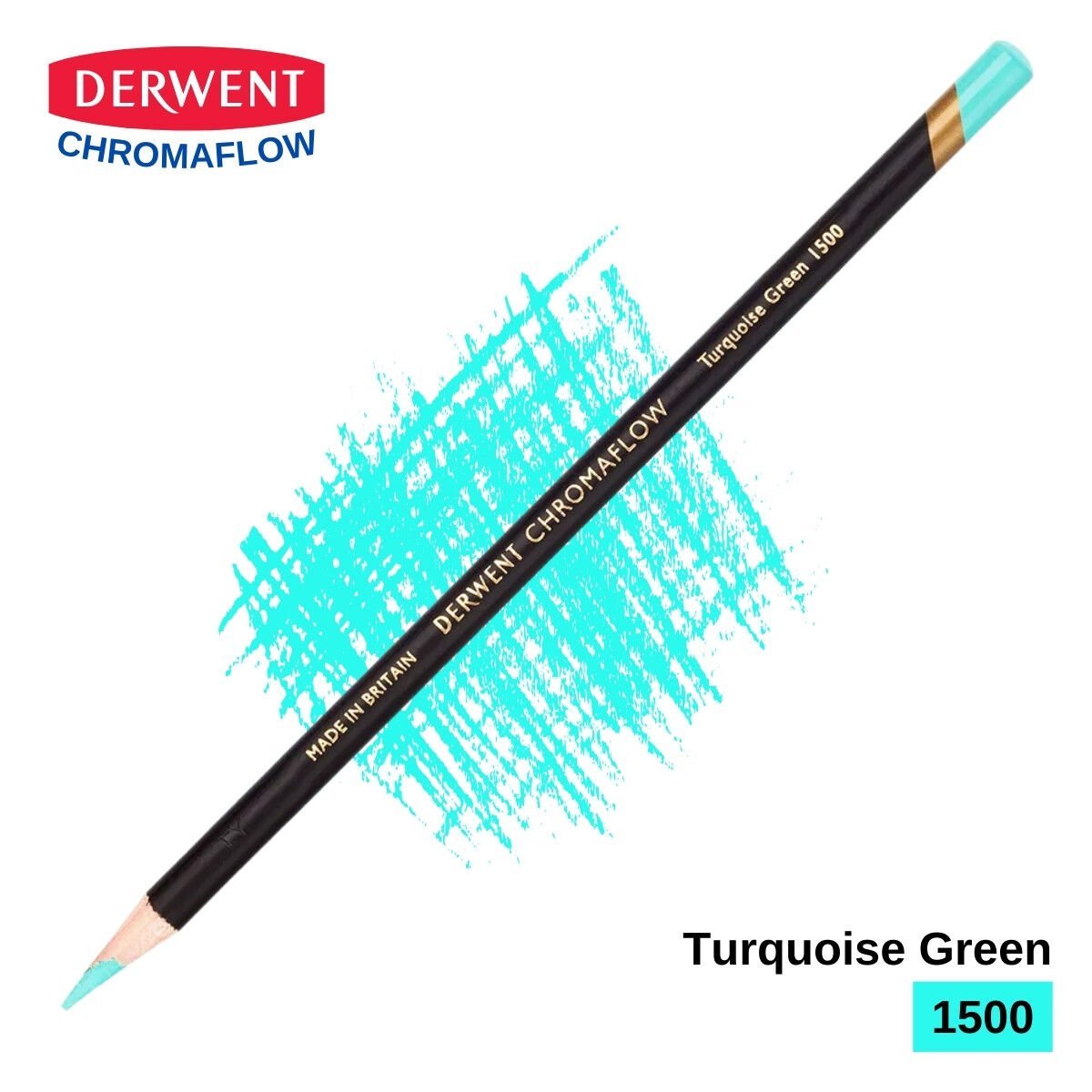 Derwent Chromaflow Kuru Boya Kalemi 1500 Turquoise Green