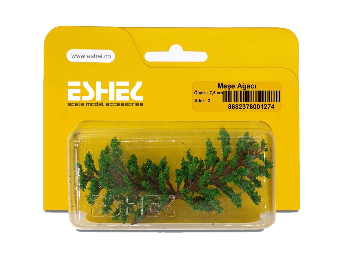 Eshel Maket Meşe Ağacı 7,5cm 2li