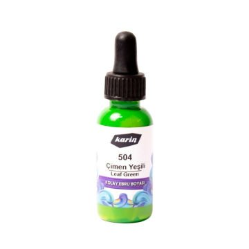 Karin Kolay Ebru Boyası 30ml 504 Çimen Yeşili