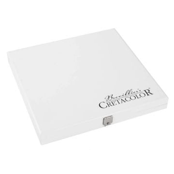 Cretacolor Black & White Drawing Set Premium Çizim Seti Ahşap Kutu 25 Parça 40025
