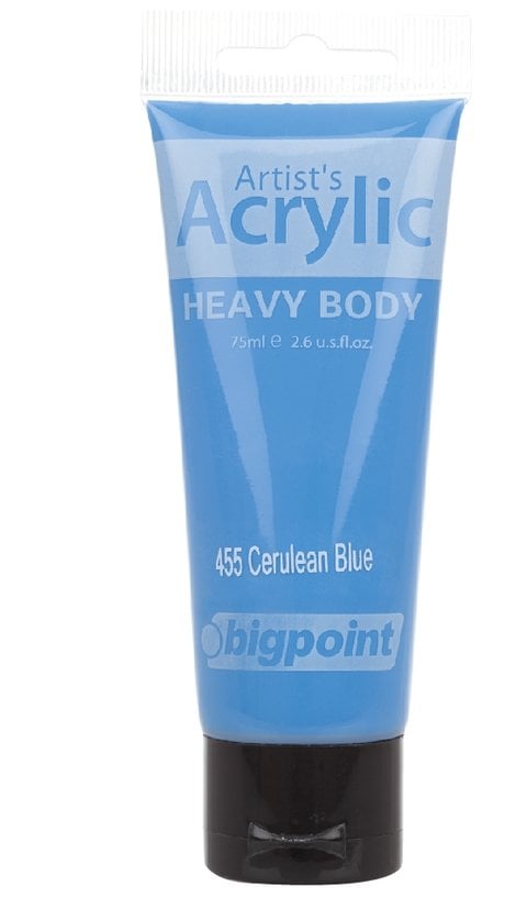 Bigpoint Akrilik Boya 75ml 455 Lake Blue (Cerulean Blue)