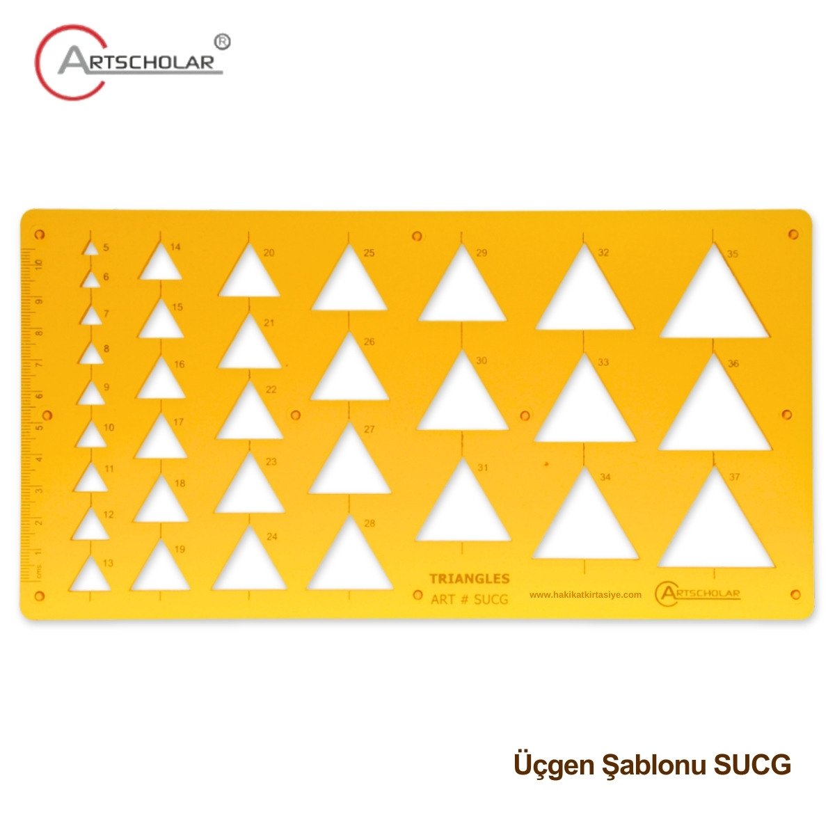 Artscholar Üçgen Şablonu