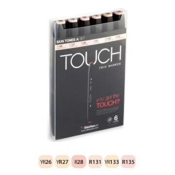 ShinHan Art Touch Twin Marker 6lı Set Skin Tones A