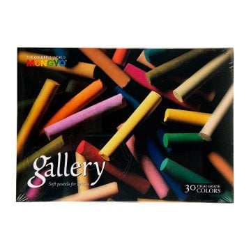 Mungyo Gallery Artists Yuvarlak Tam Boy Soft Toz Pastel Boya Seti 30lu