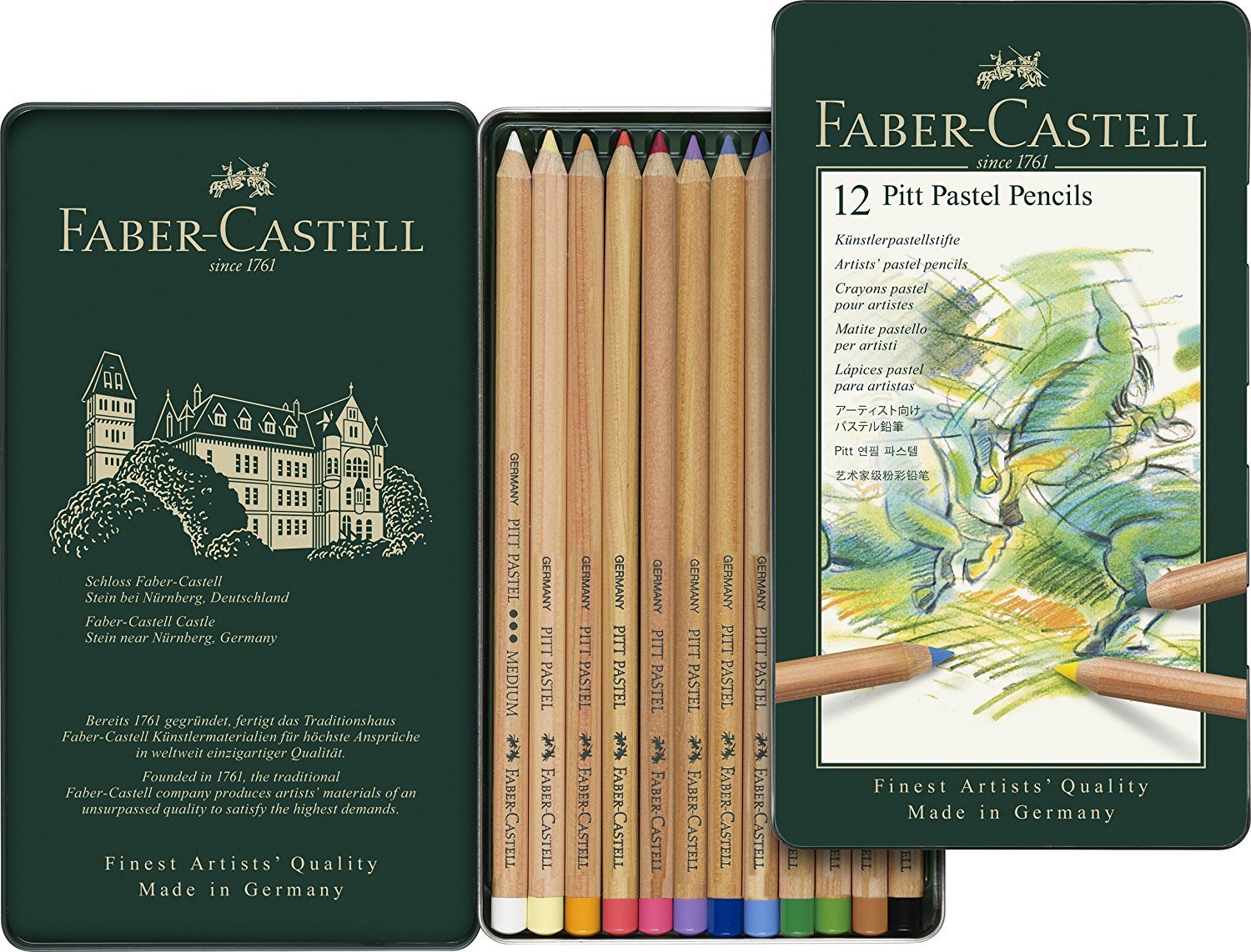 Faber Castell Pitt Soft Pastel Kalem 12 Renk