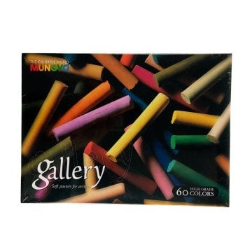 Mungyo Gallery Artists Yuvarlak Tam Boy Soft Toz Pastel Boya Seti 60lı