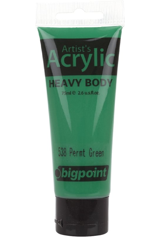 Bigpoint Akrilik Boya 75ml 538 Permt Green