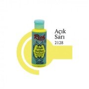 Rich Multi Surface Akrilik Boya 120ml 2128 Açık Sarı