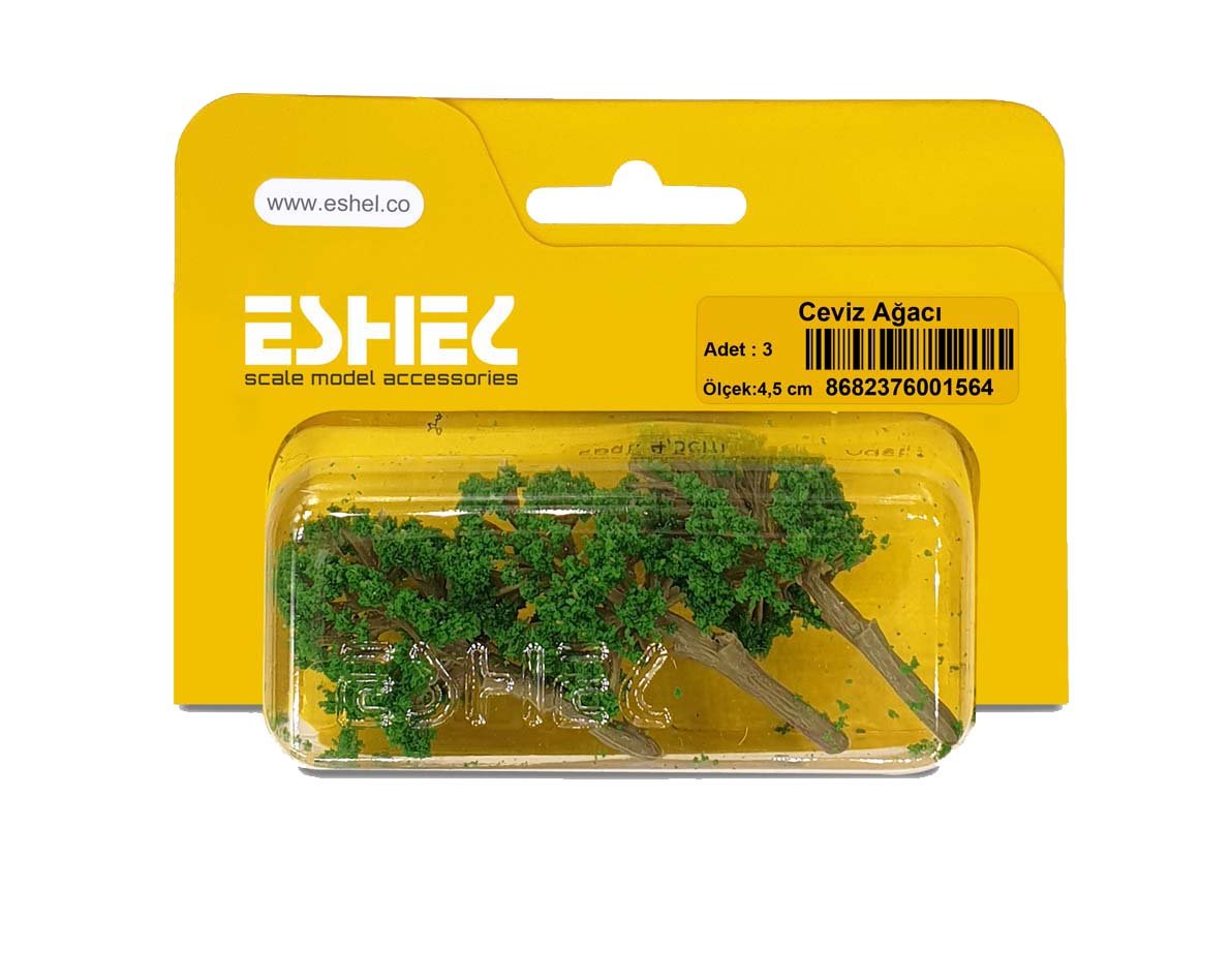 Eshel Maket Ceviz Ağacı 4,5cm 3lü