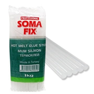 Somafix Mum Silikon Çubuk İnce 6mmx30cm 1kg