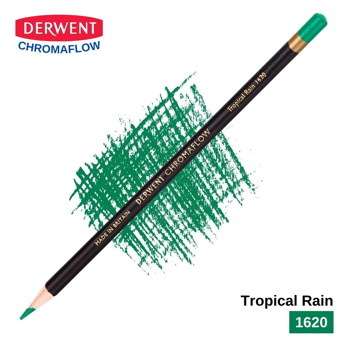 Derwent Chromaflow Kuru Boya Kalemi 1620 Tropical Rain