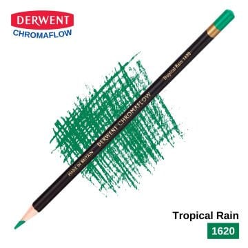 Derwent Chromaflow Kuru Boya Kalemi 1620 Tropical Rain