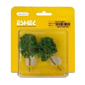 Eshel Maket Ceviz Ağacı 9cm 2li