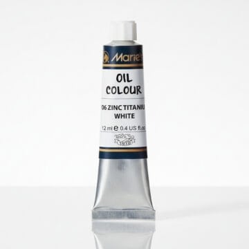 Maries Yağlı Boya 12ml 106 Zinc Titanium White
