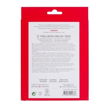 Bruynzeel Çift Taraflı Fırça Uçlu Kalem Seti 12li