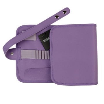 BBack Sanatsal Rulo Kalemlik Deri 36lı Lila