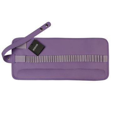 BBack Sanatsal Rulo Kalemlik Deri 36lı Lila