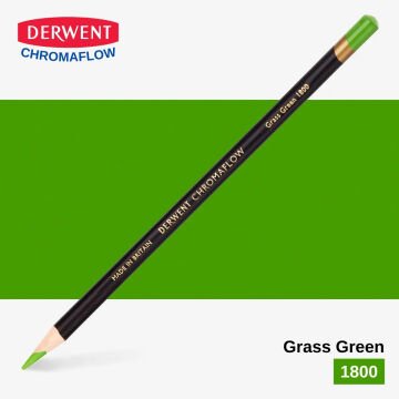 Derwent Chromaflow Kuru Boya Kalemi 1800 Grass Green