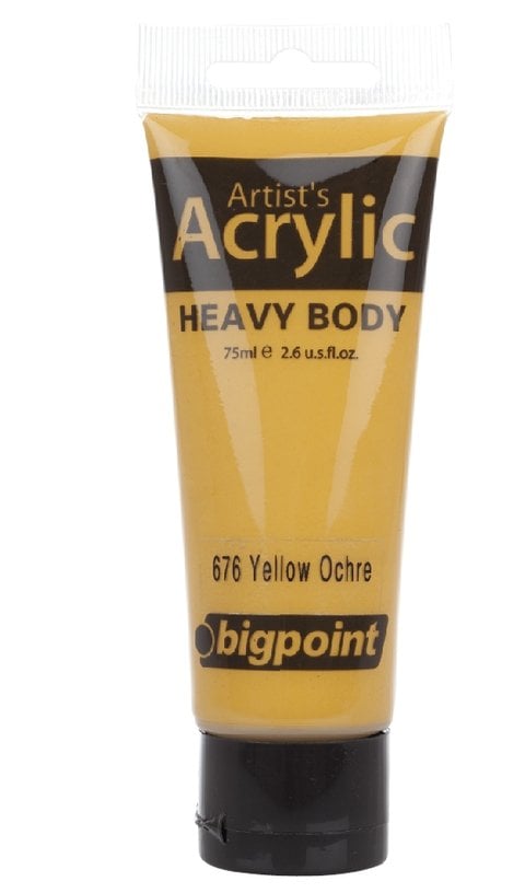 Bigpoint Akrilik Boya 75ml 676 Yellow Ochre