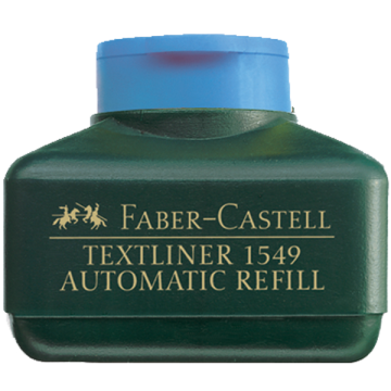 Faber Castell Fosforlu Kalem Mürekkebi 1549 30ml Mavi