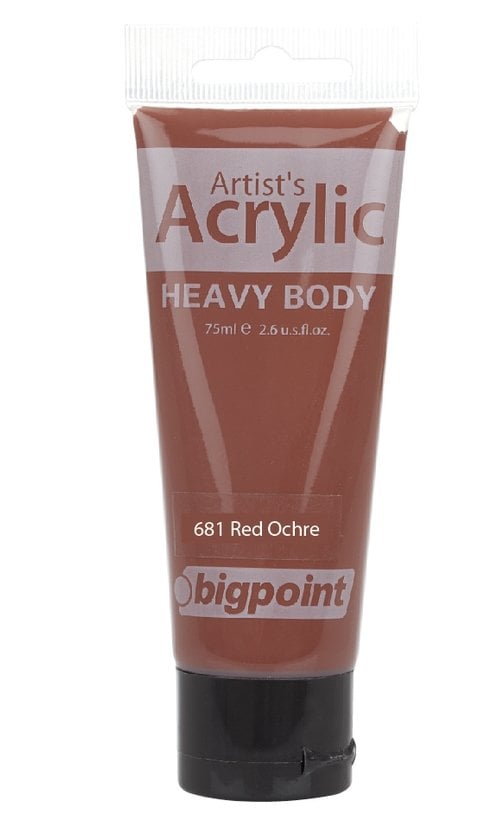 Bigpoint Akrilik Boya 75ml 681 Red Ochre