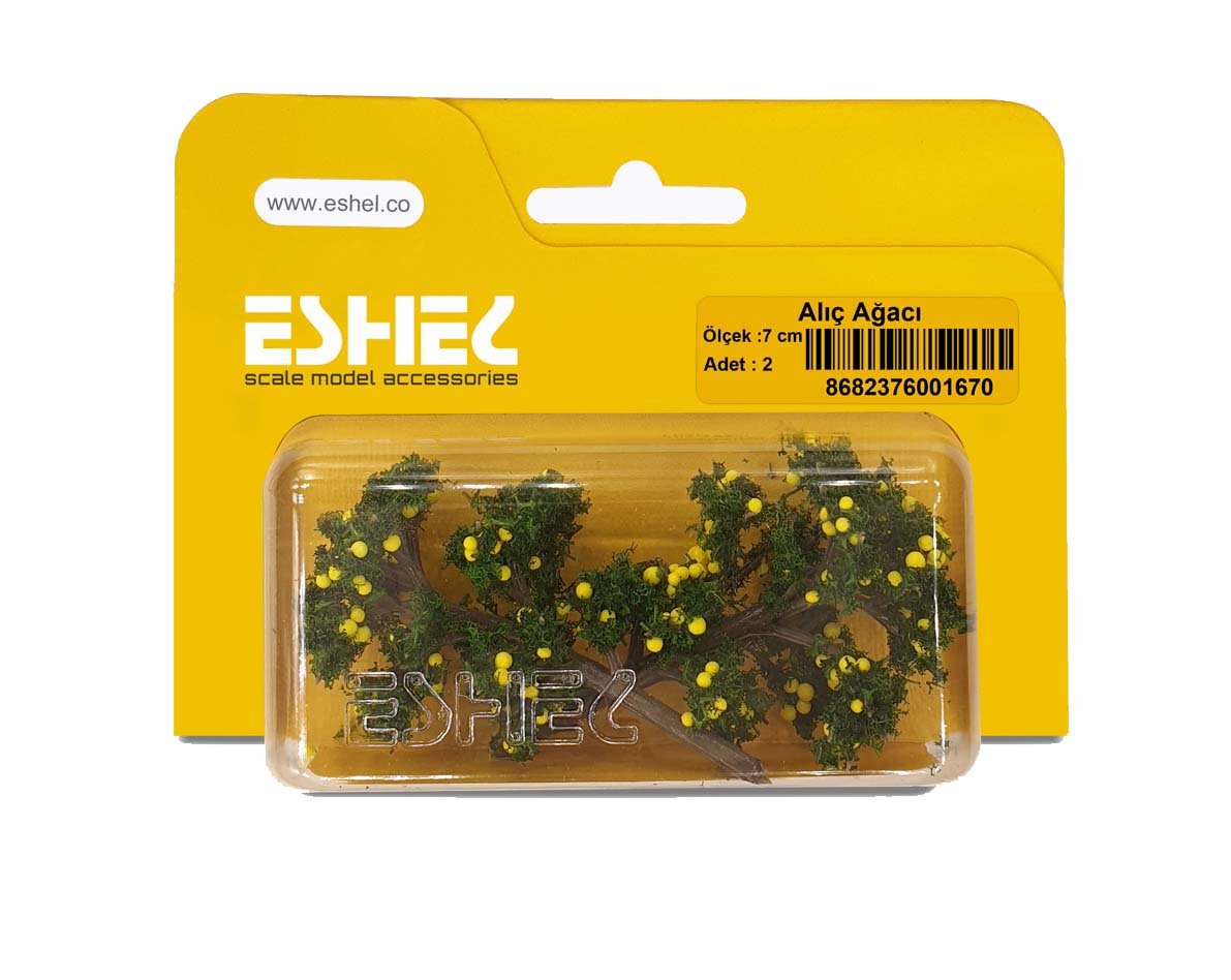 Eshel Maket Alıç Ağacı 7cm 2li