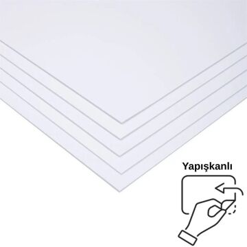 Bigpoint Fotoblok (Straforlu Maket Kartonu) Beyaz 5mm 50x70cm 5li Yapışkanlı