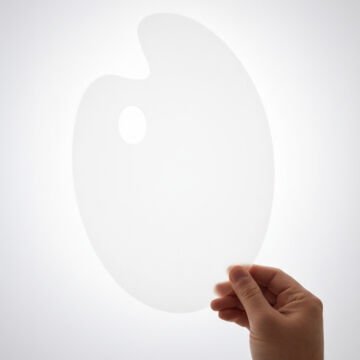 Art Elegant Akrilik Oval Palet 20x30cm