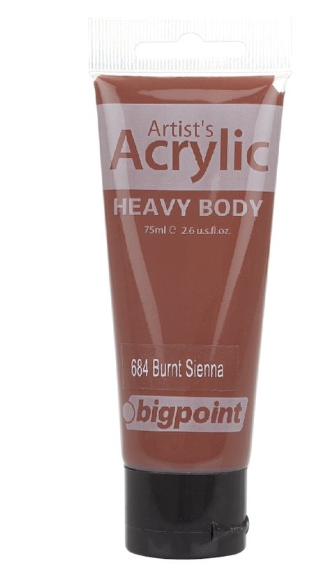 Bigpoint Akrilik Boya 75ml 684 Burnt Sienna