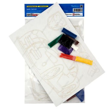 Kumtoys Kum Boyama Set 23x33cm Araba Viper