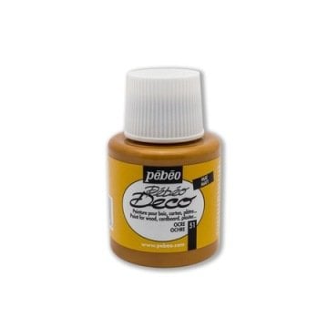 Pebeo Deco Su Bazlı Ahşap Boya 110ml Mat 51 Ochre