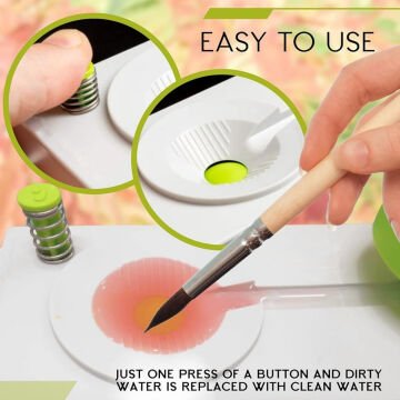 Art Elegant Otomatik Fırça Temizleme Kabı