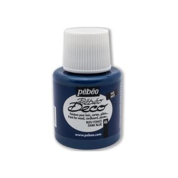 Pebeo Deco Su Bazlı Ahşap Boya 110ml Mat 46 Dark Blue