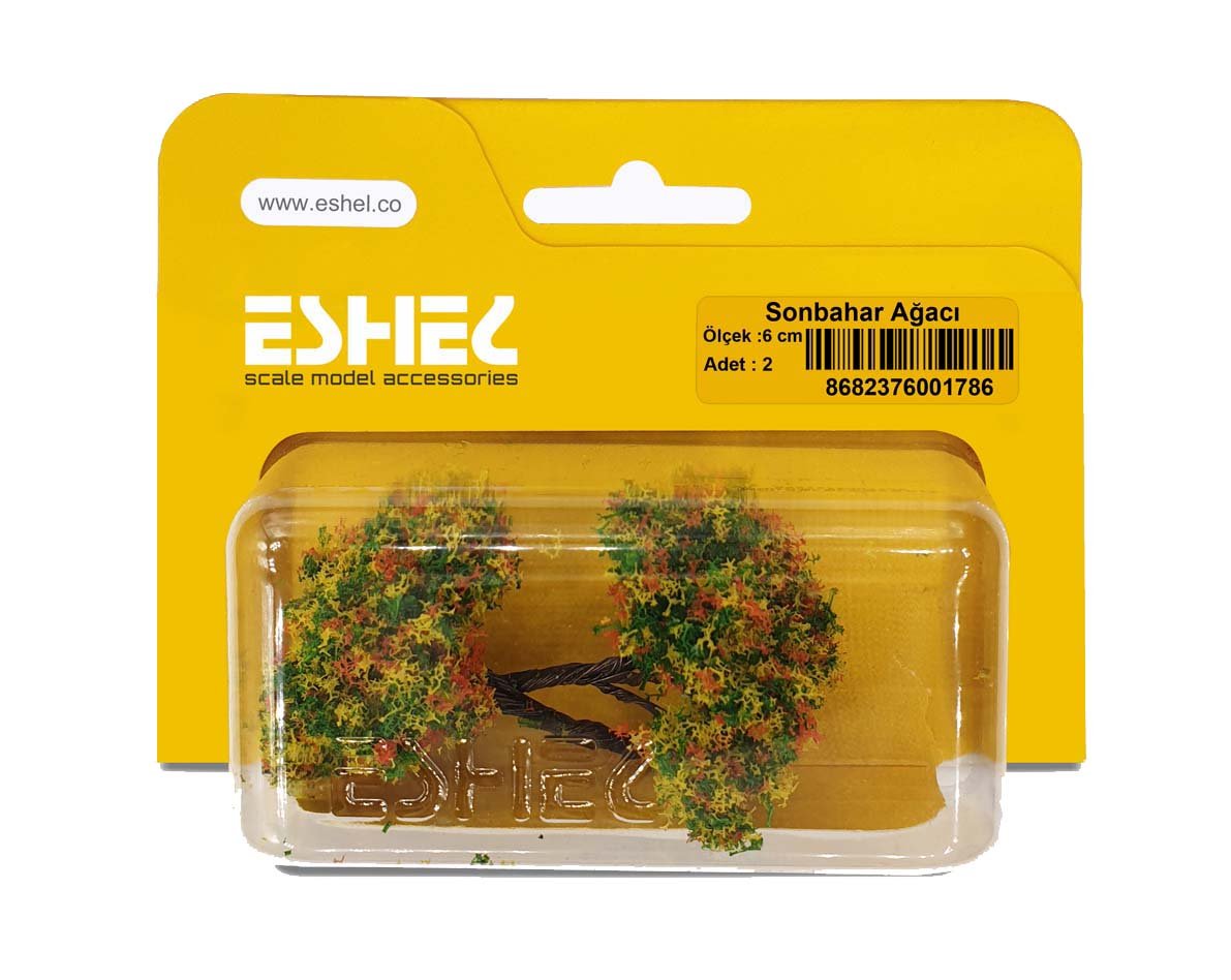 Eshel Maket Sonbahar Ağacı 6cm 2li