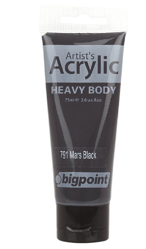Bigpoint Akrilik Boya 75ml 791 Mars Black