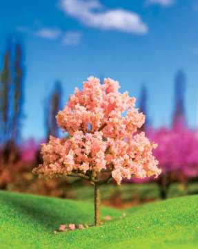 Eshel Maket Pembe Renkli Ağaç 9cm 2li