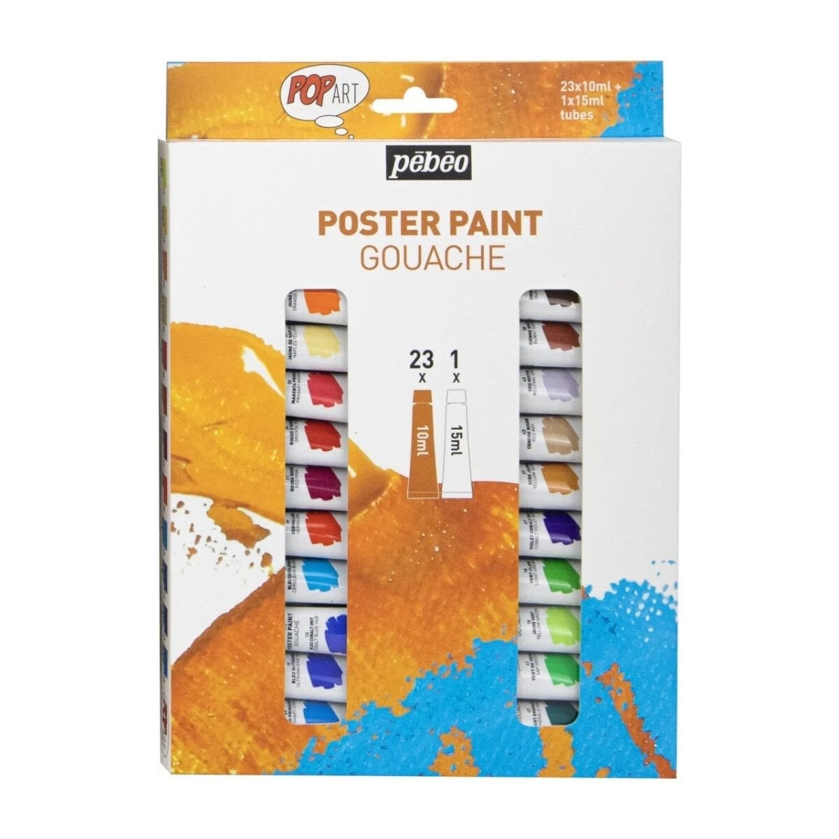 Pebeo Pop Art Guaj Boya Seti 23x10ml ve 1x15ml 669820