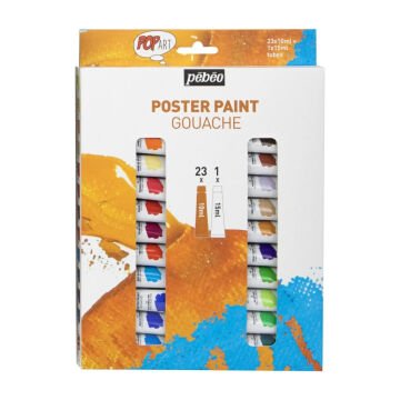 Pebeo Pop Art Guaj Boya Seti 23x10ml ve 1x15ml