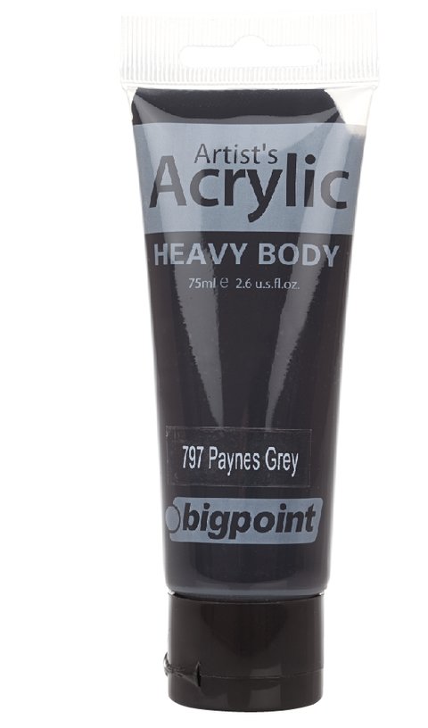 Bigpoint Akrilik Boya 75ml 797 Paynes Grey