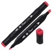 Tinge Twin Çift Uçlu Marker Kalemi F126 Fluorescent Pink