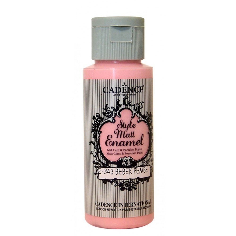 Cadence Style Matt Enamel Cam Boyası 59ml 343 Bebek Pembe