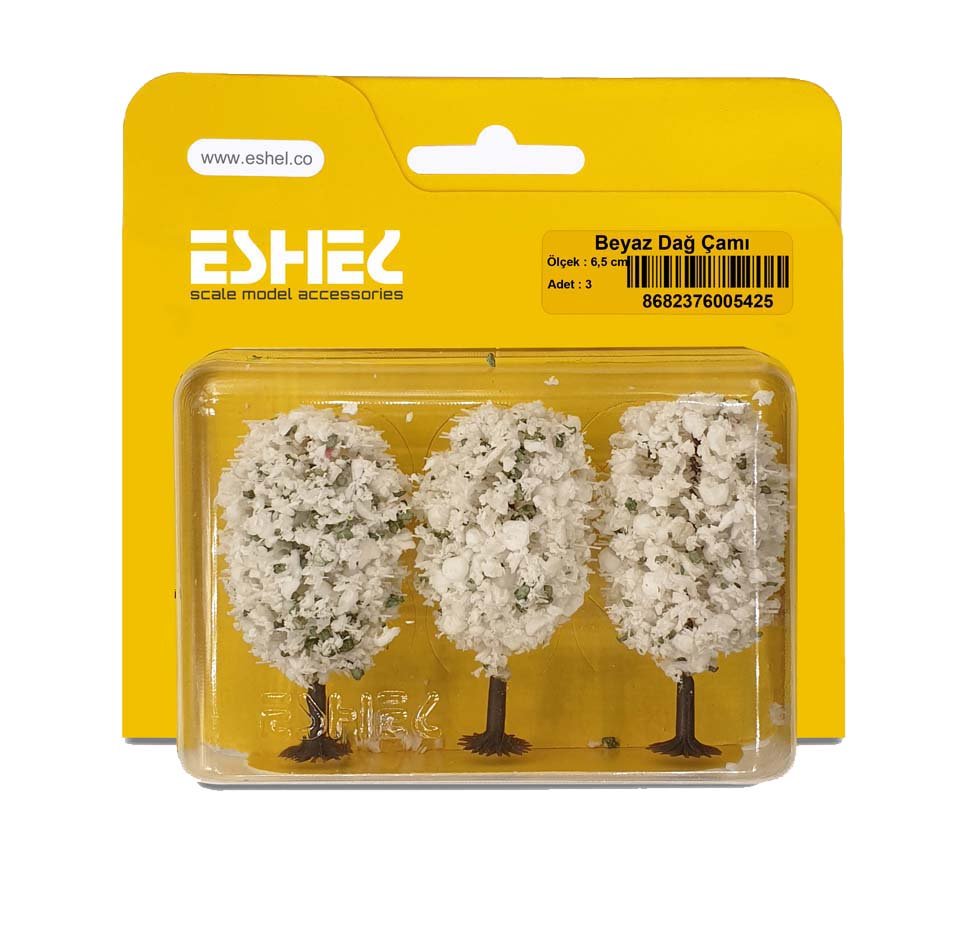 Eshel Maket Beyaz Dağ Çamı 6,5cm 3lü