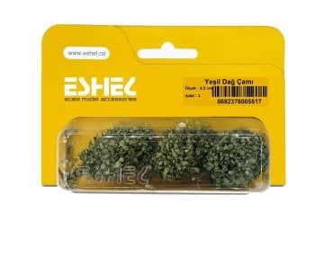 Eshel Maket Yeşil Dağ Çamı 4,5cm 3lü