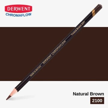 Derwent Chromaflow Kuru Boya Kalemi 2100 Natural Brown