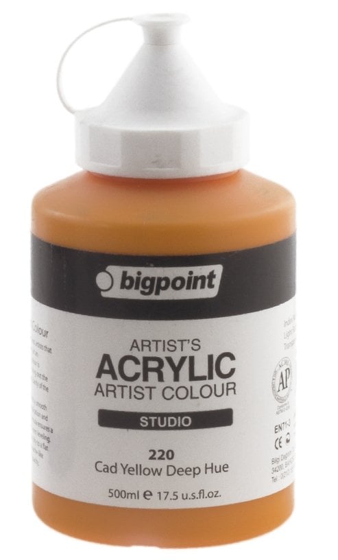 Bigpoint Akrilik Boya 500ml 220 Cad Yellow Deep Hue