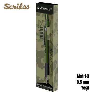 Scrikss Office Versatil Kalem Matri-X 0.5mm Yeşil