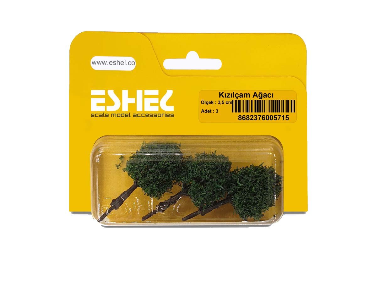Eshel Maket Kızılçam Ağacı 3,5cm 3lü