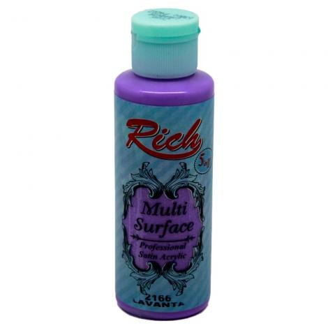 Rich Multi Surface Akrilik Boya 120ml 2166 Lavanta